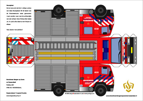 bouwplaat
brandweerauto